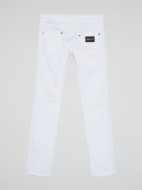 White Distressed Jeans