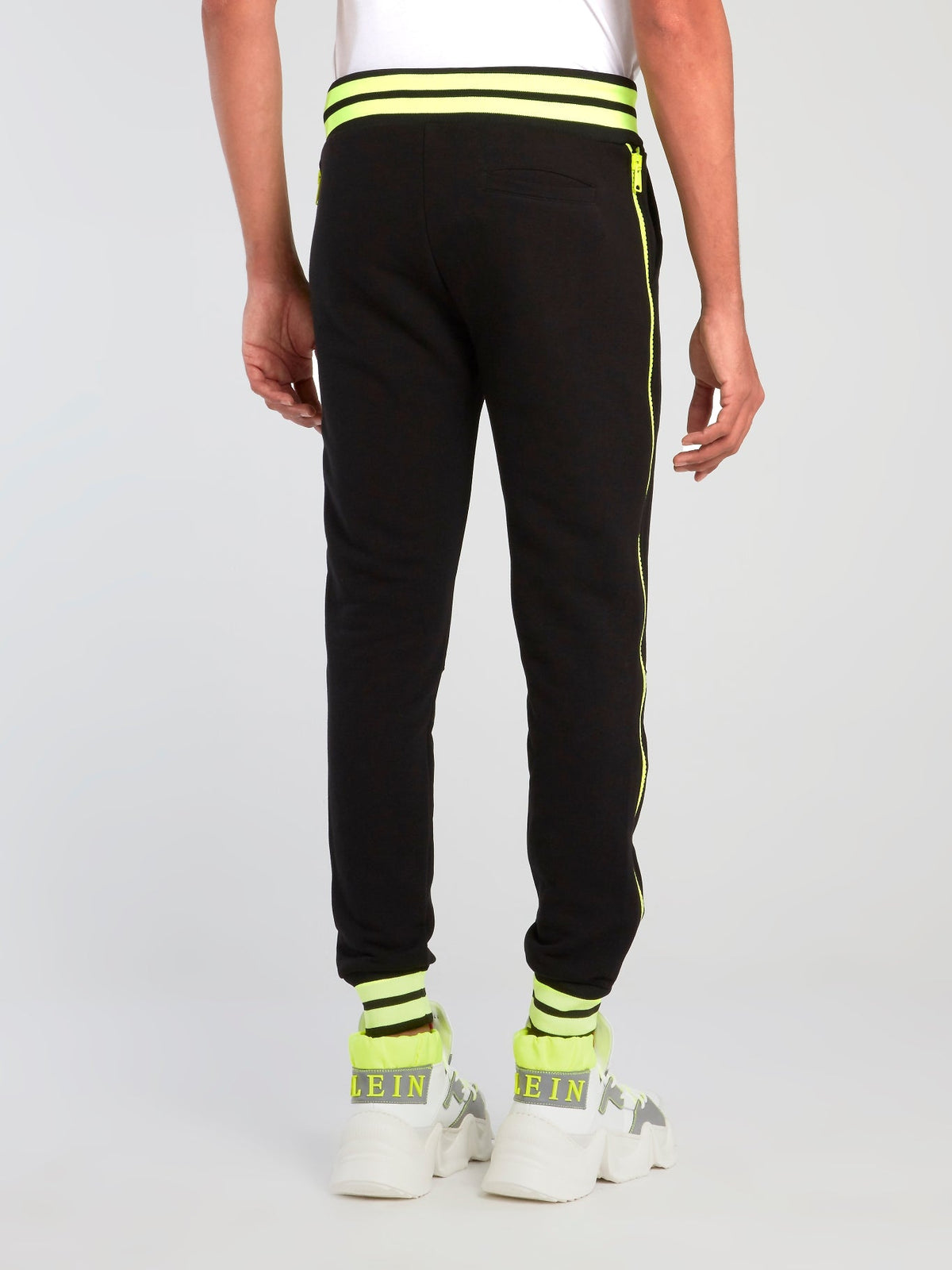 Neon Stripe Trim Sweatpants