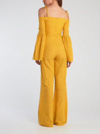 Yellow Wide Leg Jumpsuit