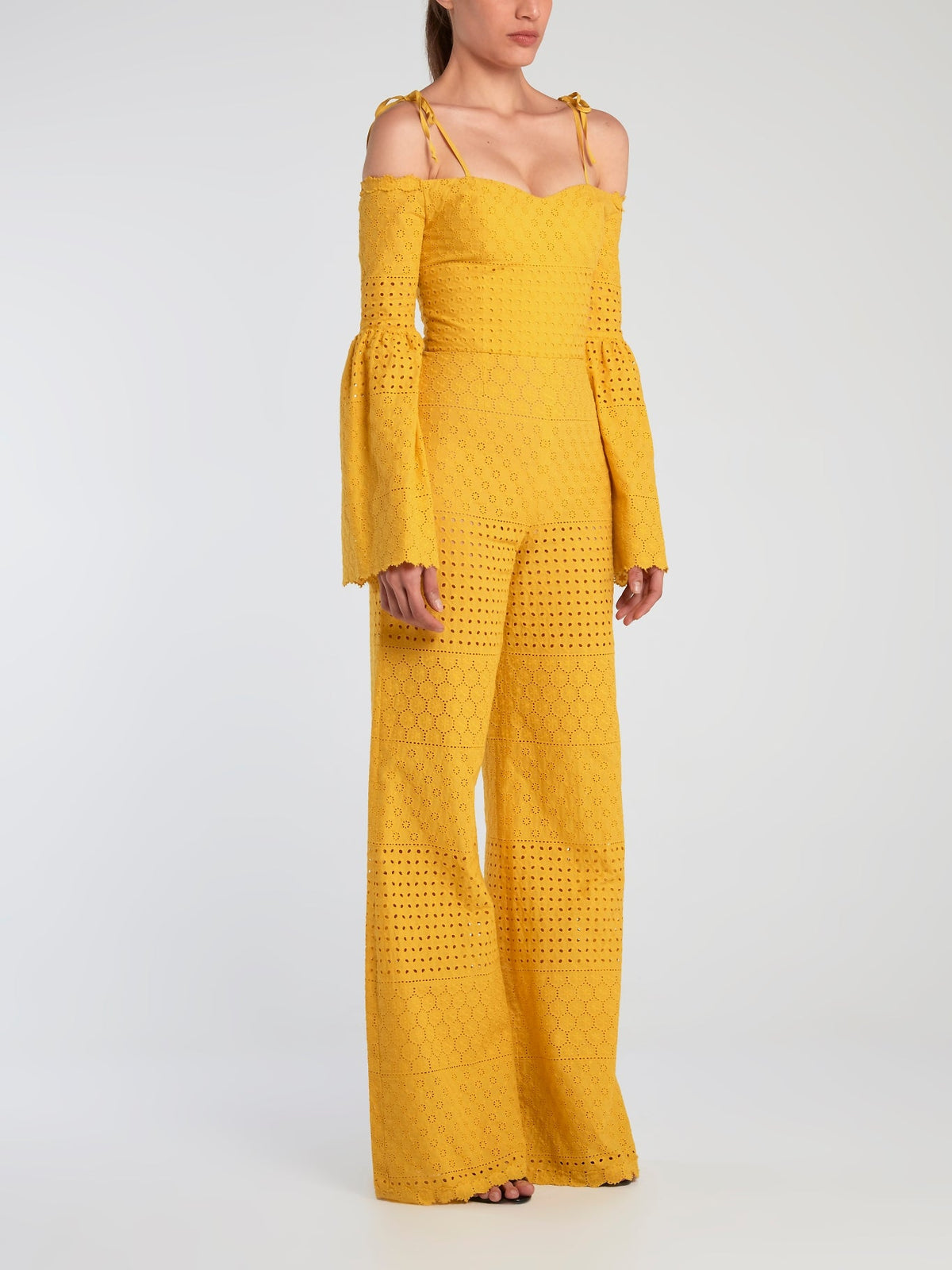 Yellow Wide Leg Jumpsuit