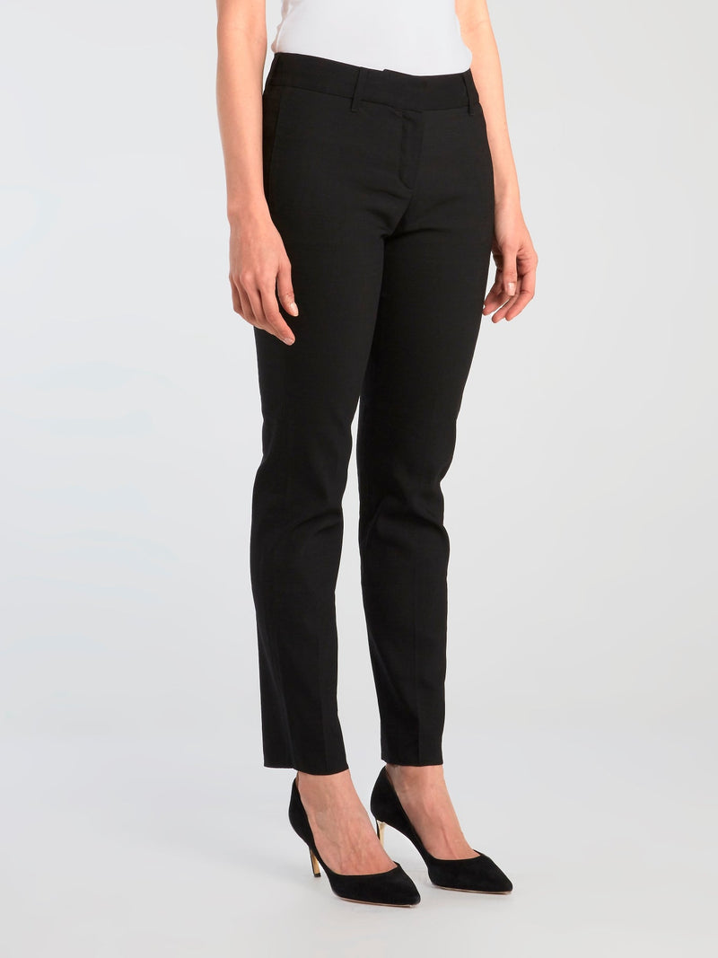 Black Slim Fit Trousers