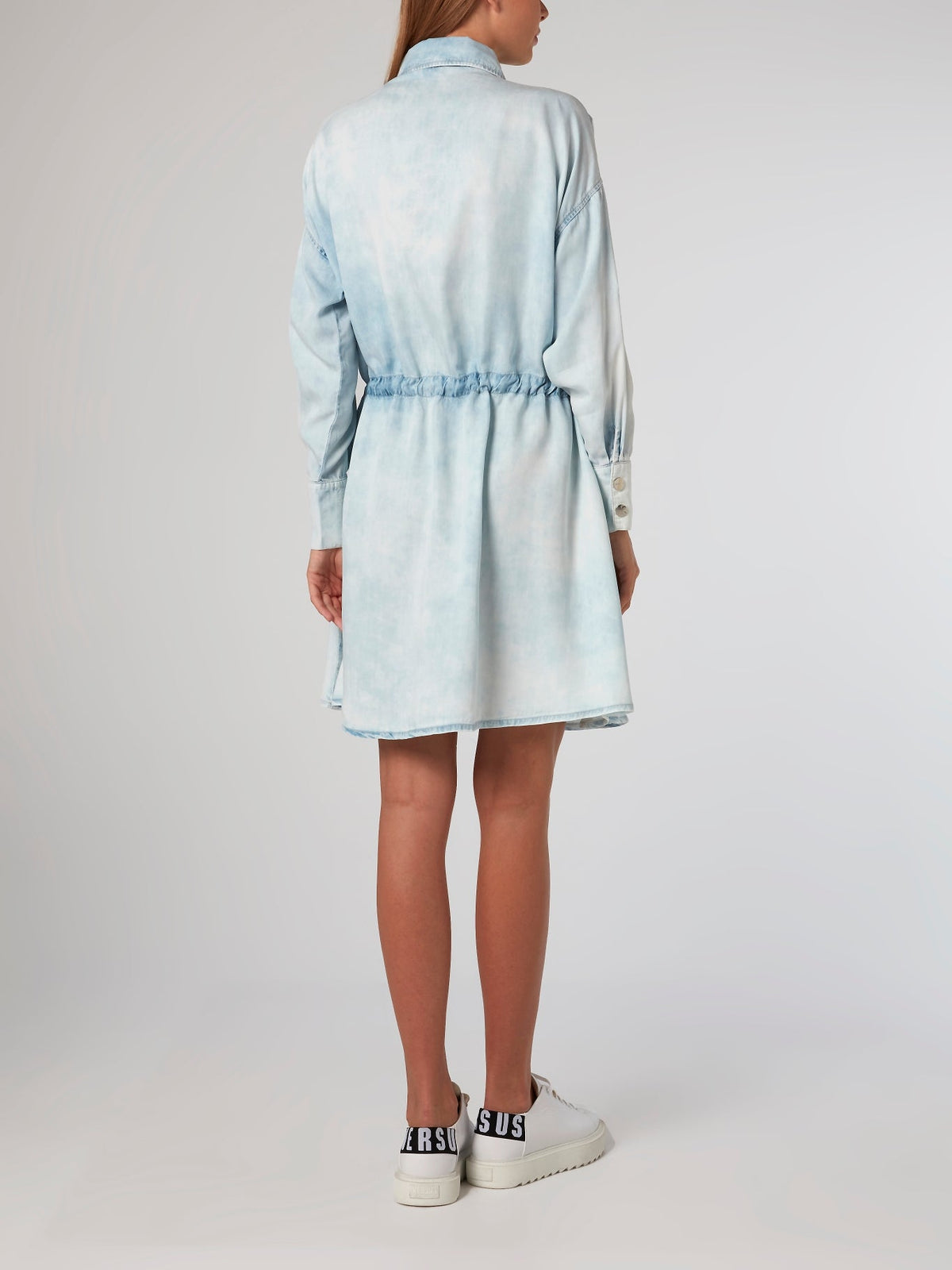 Acid Wash Tencel Shirt Dress