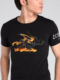 Daffy Duck Black Graphic T-Shirt