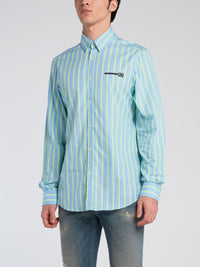 Fluo Striped Long Sleeve Shirt