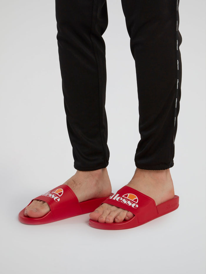 Filippo Red Contrast Logo Slides