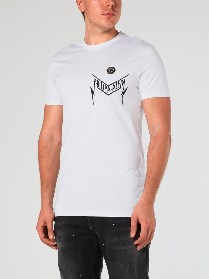 SS Thunder White Round Neck T-Shirt