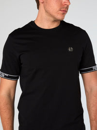 Logo Trim Round Neck T-Shirt