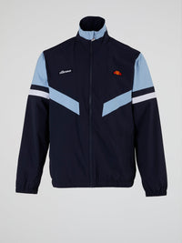 Oscuro Navy Zip Up Track Top