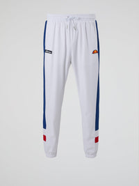 Vecoli White Drawstring Track Pants