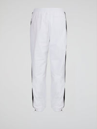 Tulipo White Side Stripe Track Pants