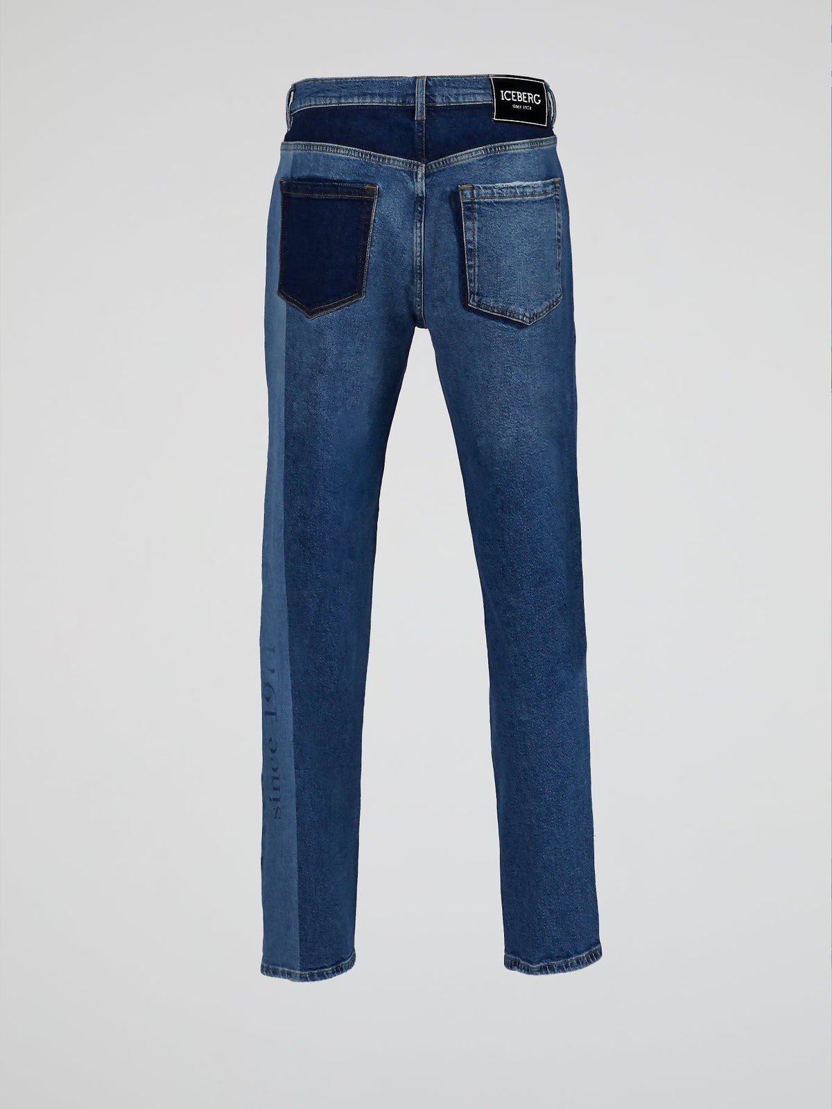 Blue Five-Pocket Jeans