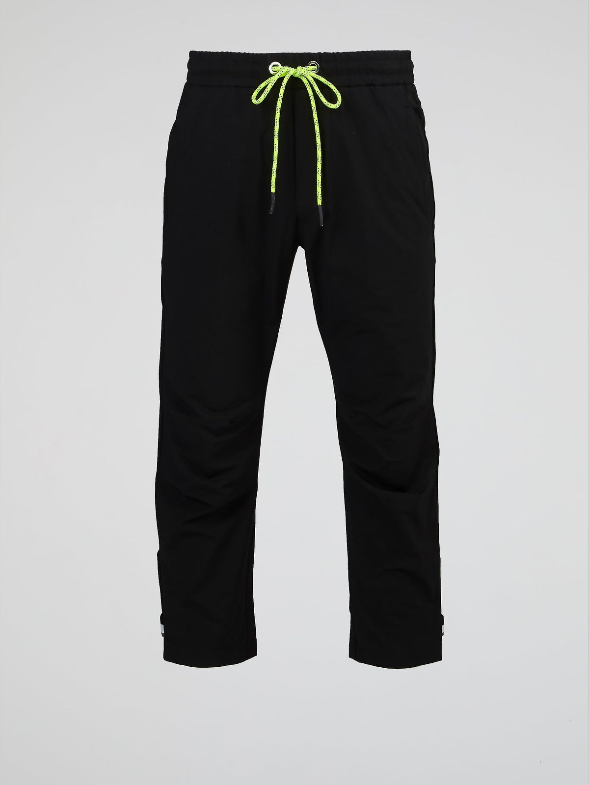 Black Bootcut Drawstring Pants