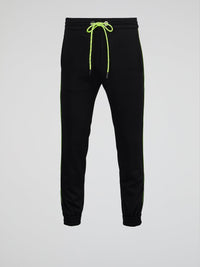 Black Neon Lining Sweatpants