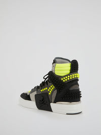 Phantom Kicks Studded High-Top Sneakers