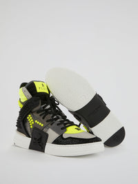 Phantom Kicks Studded High-Top Sneakers