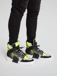 Phantom Kicks Studded High-Top Sneakers