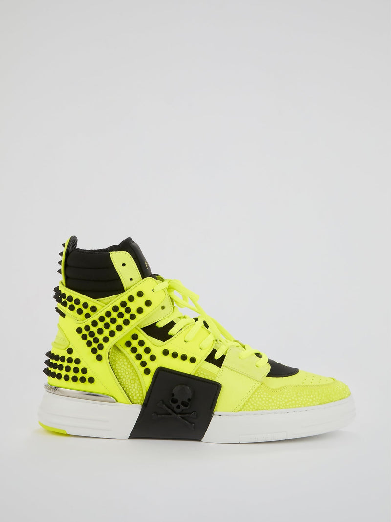 Phantom Kicks Neon High-Top Sneakers