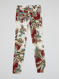 Printed Slim Fit Jeans