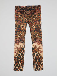 Leopard Print  Trousers