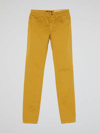 Mustard Straight Cut Jeans