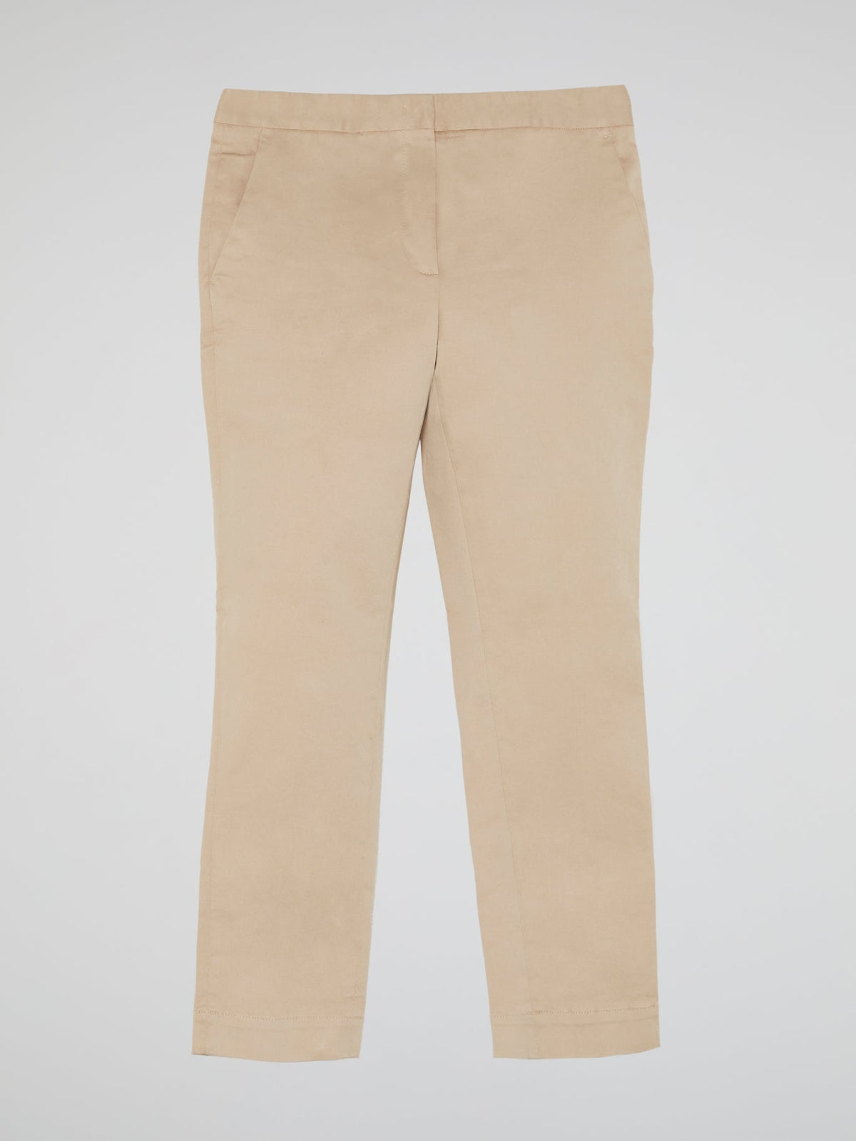 Beige Cropped Pants