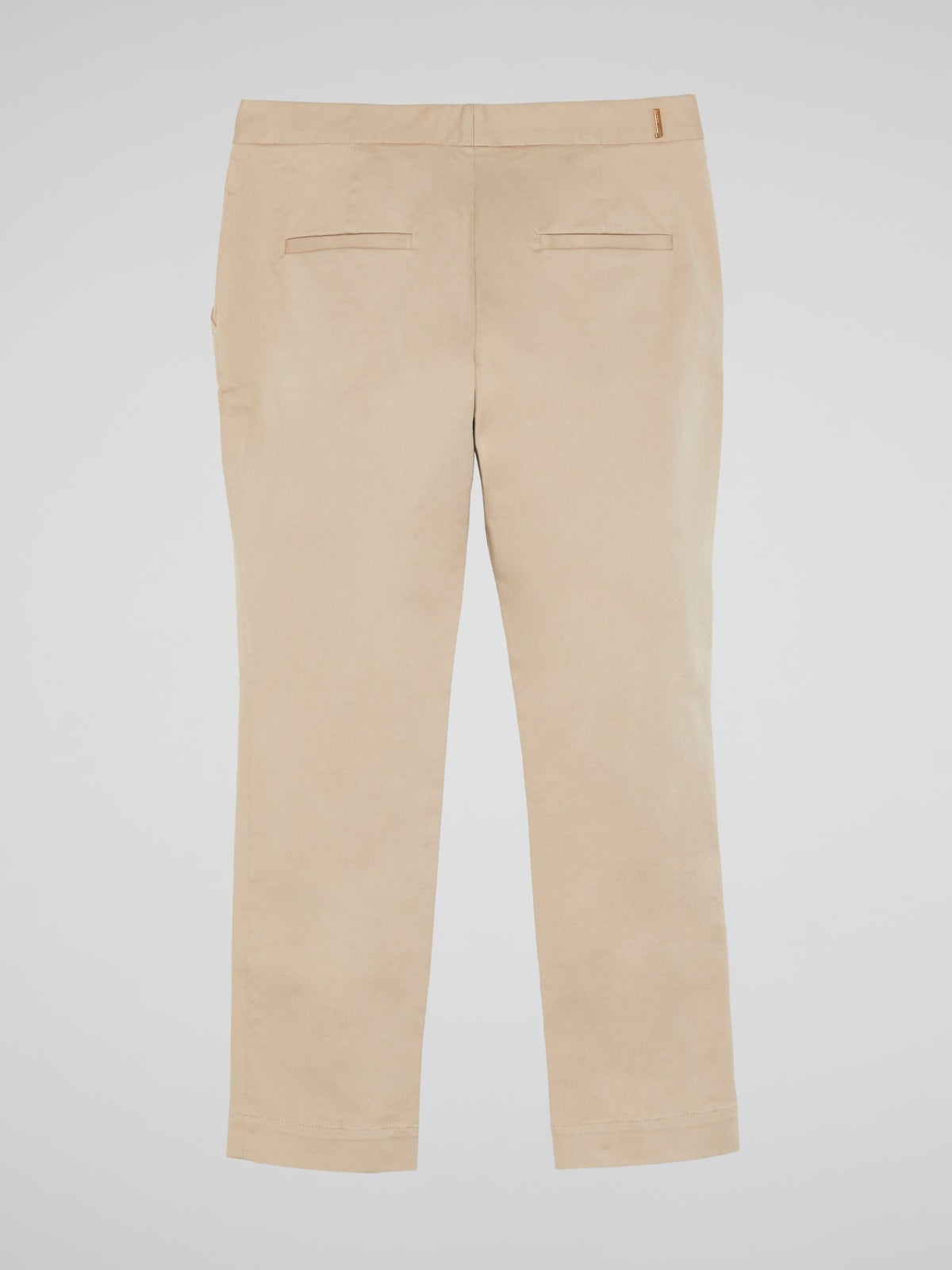 Beige Cropped Pants