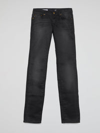 Black Straight Leg Jeans