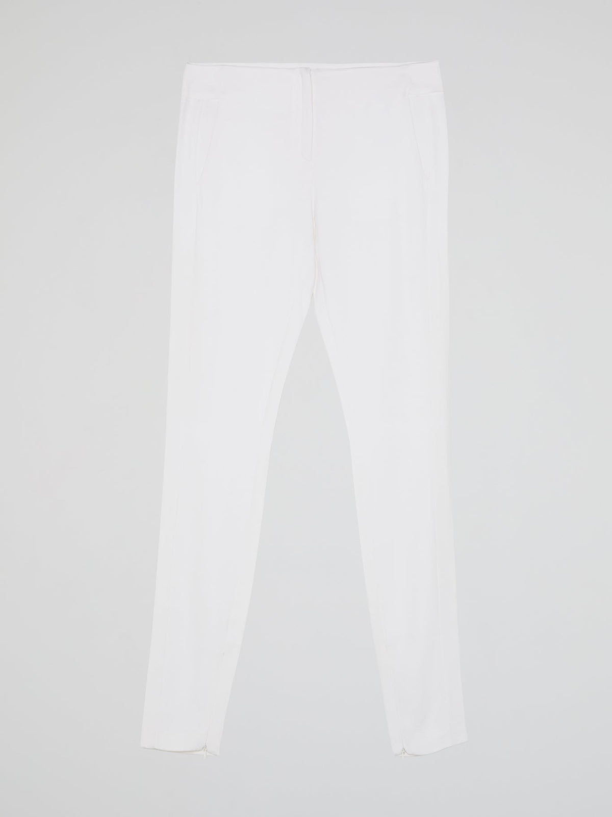 White Skinny Leg Trousers