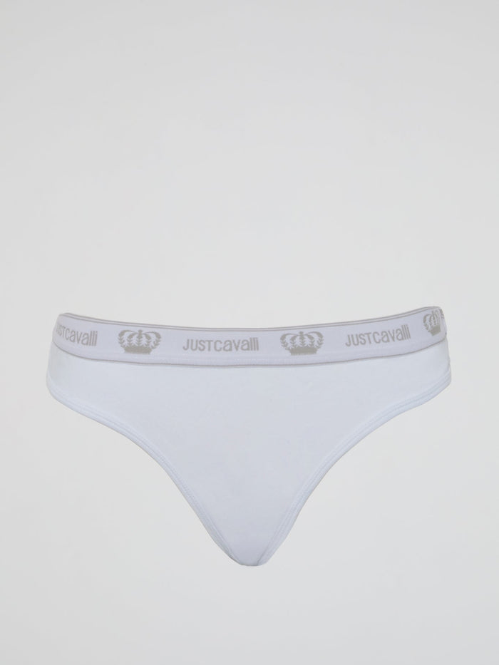 White Logo Band Underwear