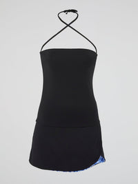 Black Halter Neck Bustier