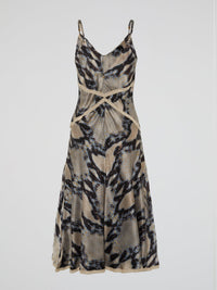 Snake Effect Maxi Dress