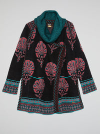 Knitted Cowl Neck Sweater