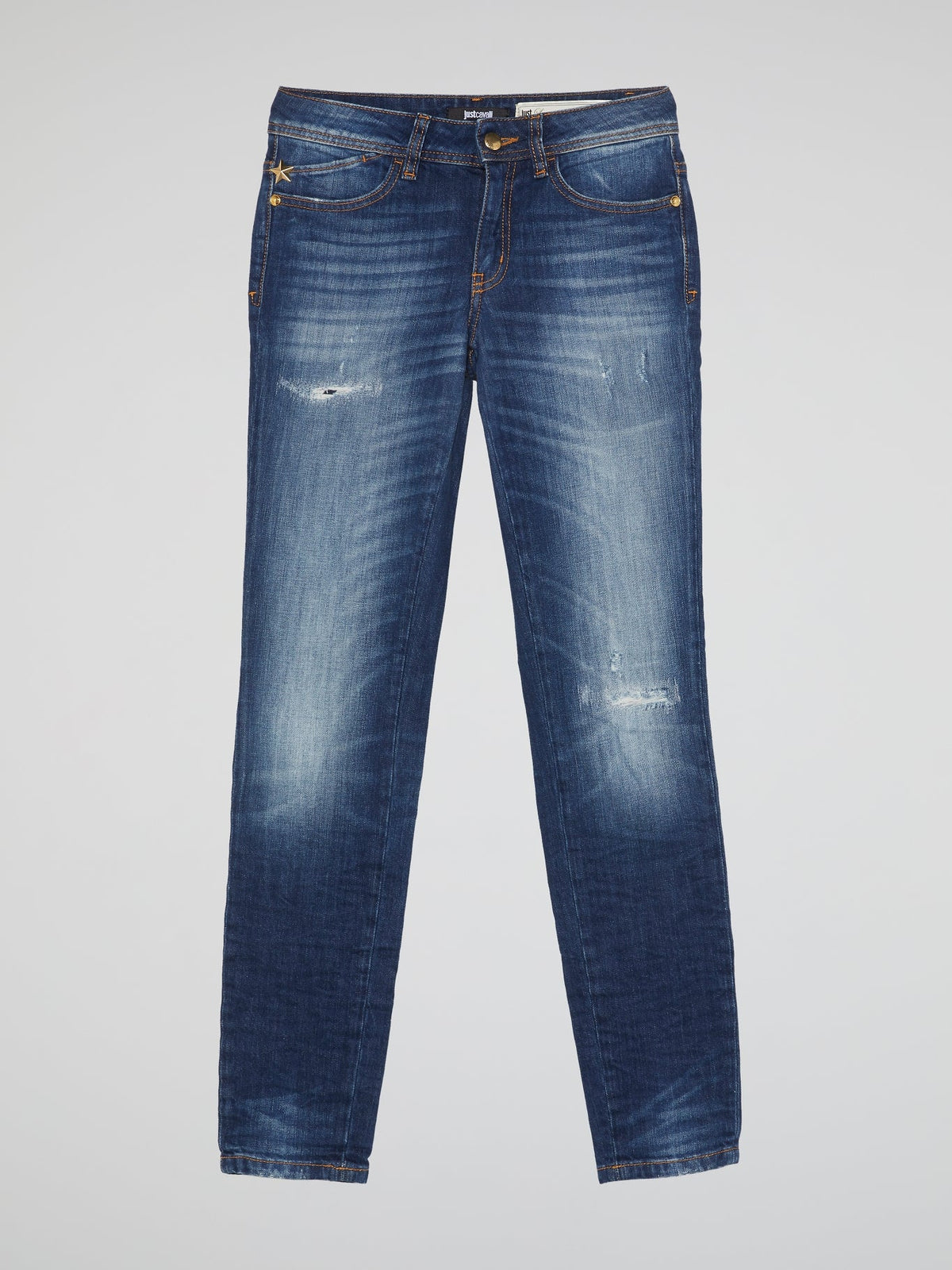 Blue Distressed Jeans