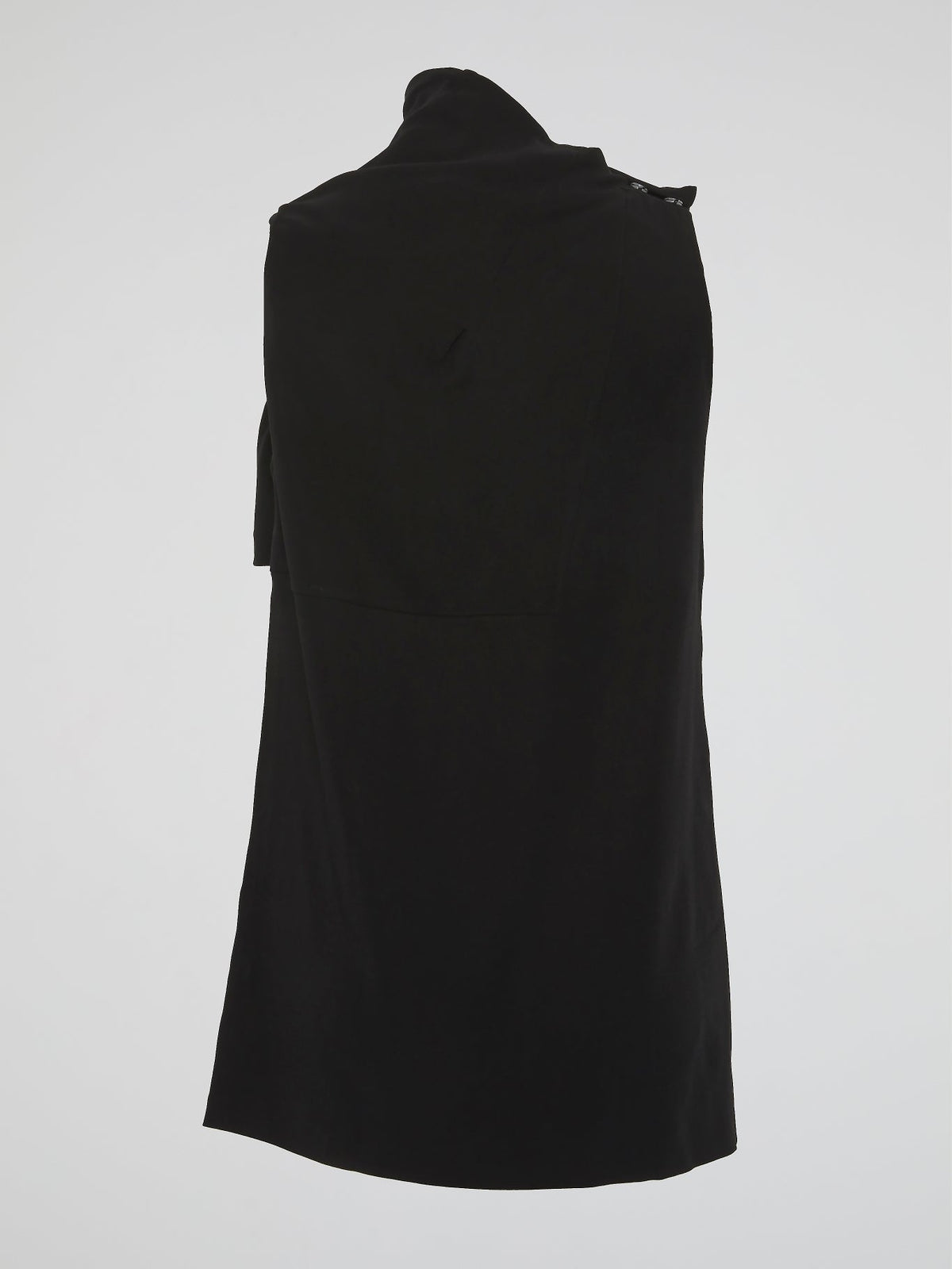 Black Cowl Neck Sleeveless Top