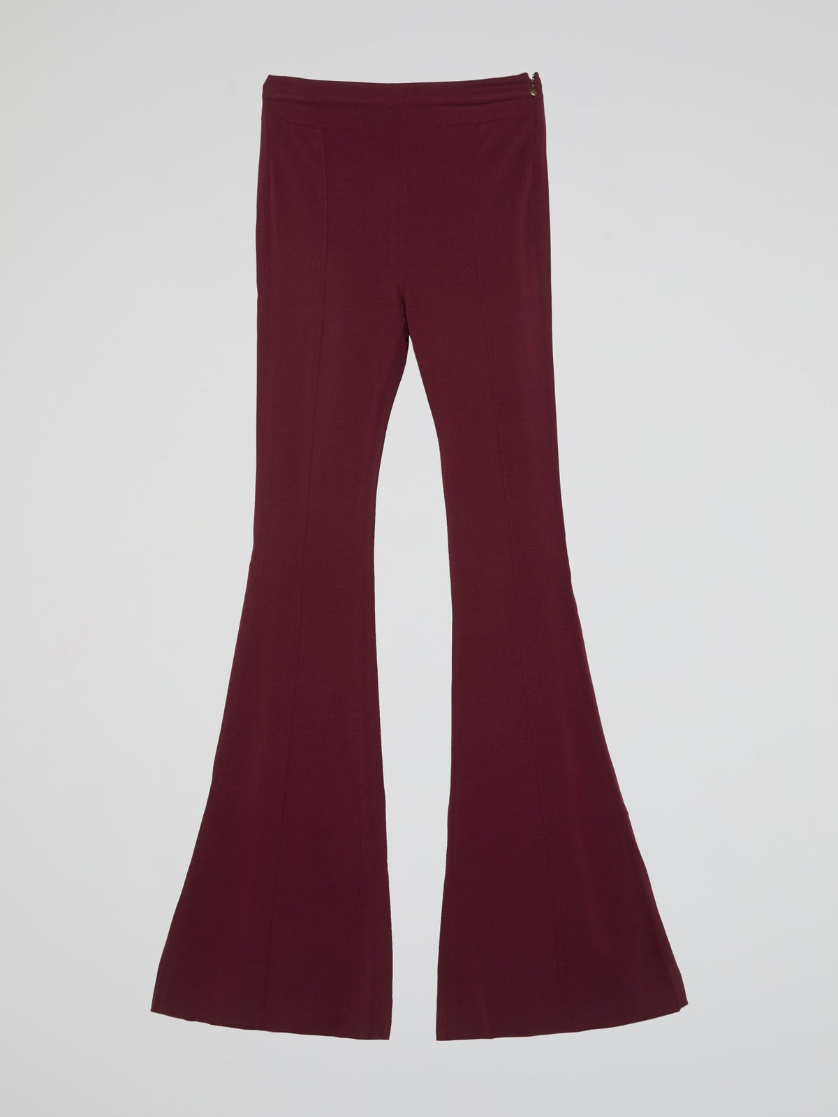 Burgundy Bell Bottom Pants