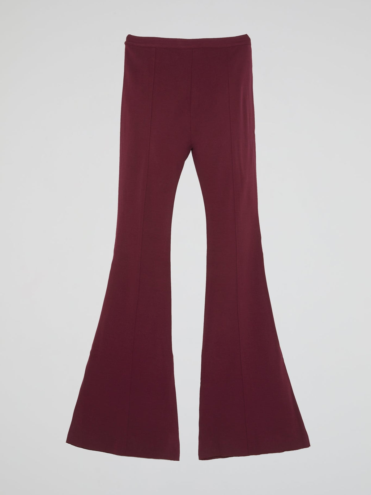 Burgundy Bell Bottom Pants