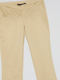 Beige Slim Fit Jeans