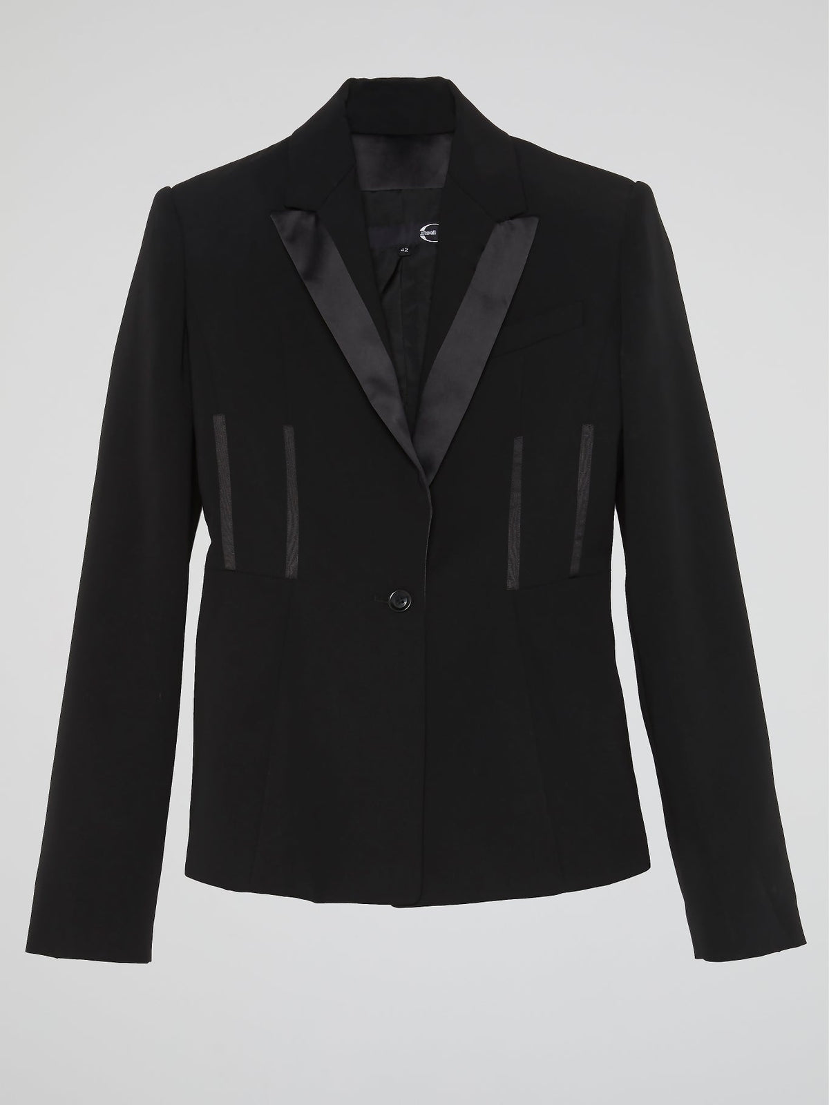 Black Rear Pleat Blazer