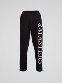 Masters Black Track Pants