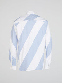 Striped Patchwork Long Sleeve Short