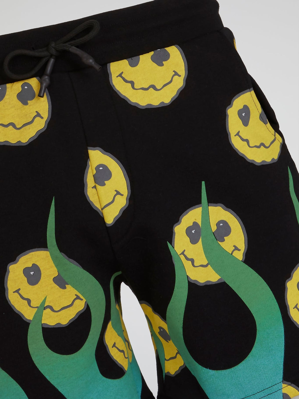 Smiley All Over Print Bermuda Shorts