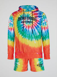 Tie Dye Drawstring Hoodie