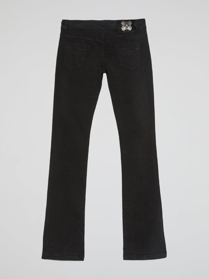 Black Bootcut Jeans