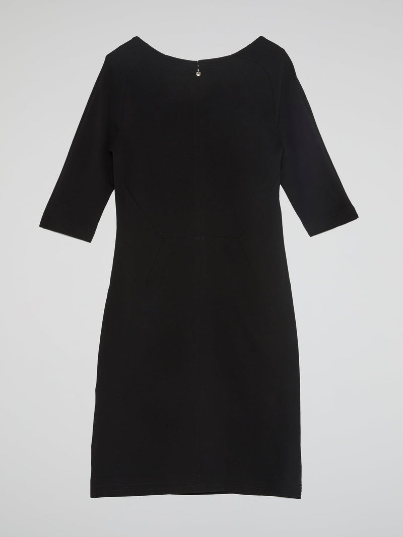 Black Sweetheart Neckline Dress