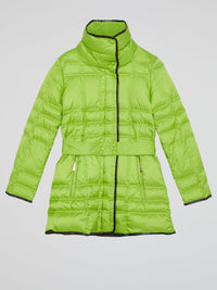 Green Puffer Coat