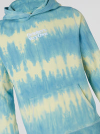 Blue Marble Tie Dye Hoodie