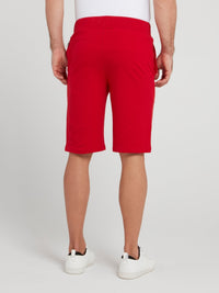 Red Waistband Jogging Shorts