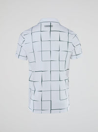 White Check Polo Shirt