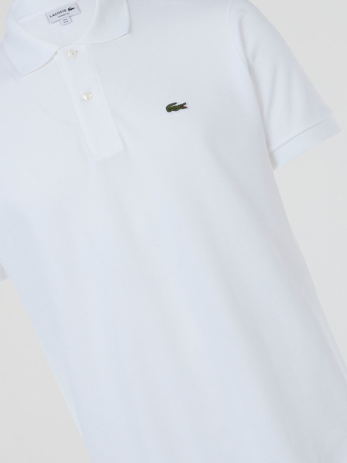 White Short Sleeve Polo Shirt