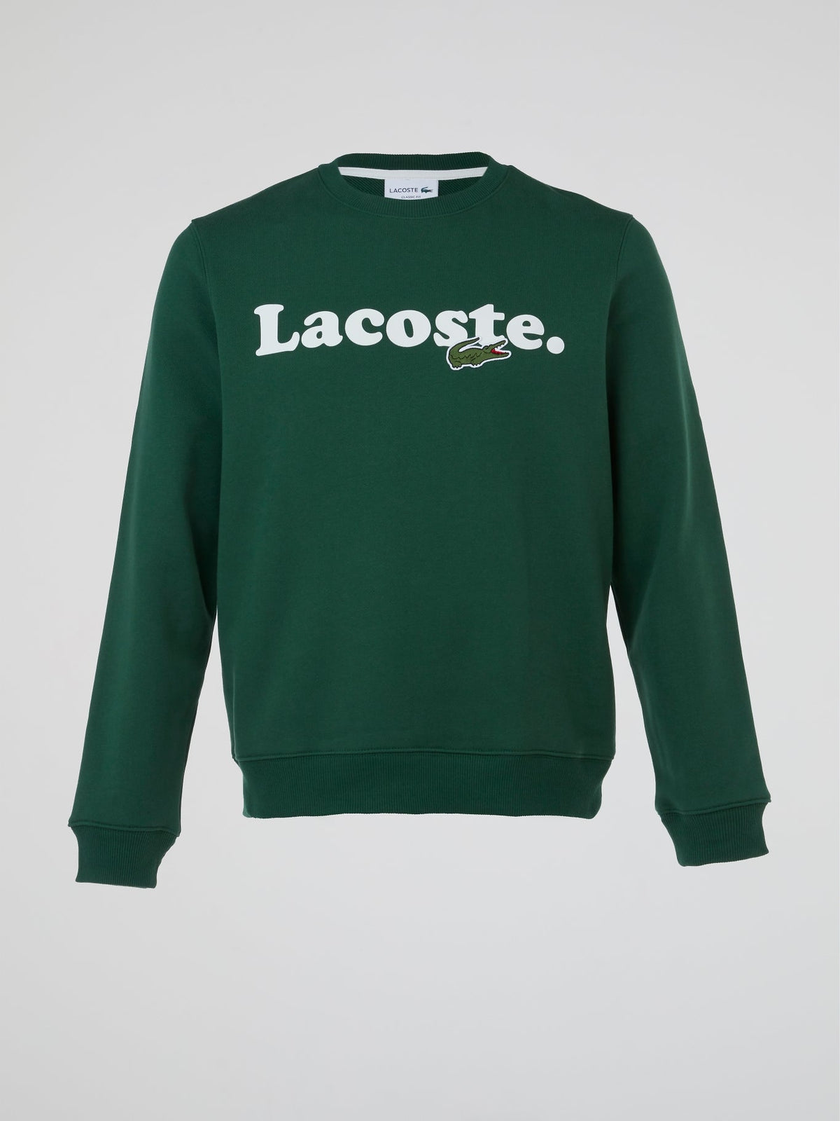 Green Logo Print Sweatshirt